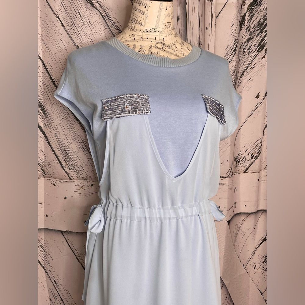 QM by La Luce Layered Maxi Dress 38 - Picture 2 of 7